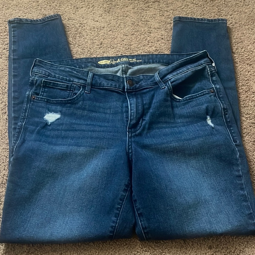 Old Navy Rockstar mid rise size 12 jeans